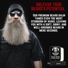 Mad Viking Beard Co. All-Natural, Premium Beard Balm, Strengthens, Softens Beards & Mustaches, Moisturizes Skin, Helps Relieve Acne & Dry Skin. Paraben, Sulfate & Cruelty-Free, 2oz (Valhalla)
