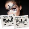 Ylapagne Halloween Face Jewels 2 Sets Face Gems Rhinestone Mermaid - Face Jewels Tattoo Stickers Self Adhesive Festival Accessories Carnival Costumes for Women
