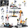 Interstellar Space Exploration Shuttle Toys for 6, 7, 8, 9, 10+ Year Old Kids Girls Boys, STEM Projects Rocket Spaceship Building Toy Kit with 4 Astronauts, Kids Creative Play Birthday Gifts, 415 PCS