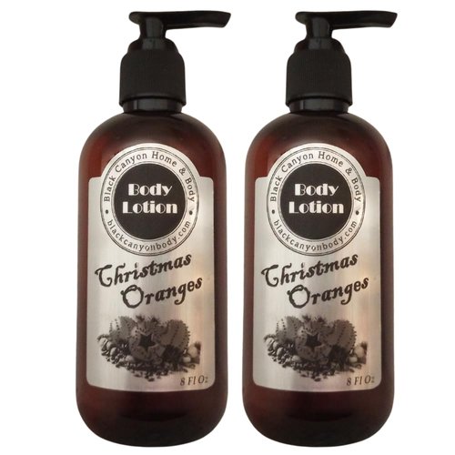 Black Canyon Christmas Oranges Scented Luxury Body Lotion with Lanolin and Jojoba Oil, 8 Oz (2 Pack)