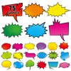 Super Hero Bulletin Board Cutouts 75 Pack Comic Superhero Classroom Party Decorations 25 Unique Designs Cardboard Cutouts for Kids School Wall Names Poster Decor