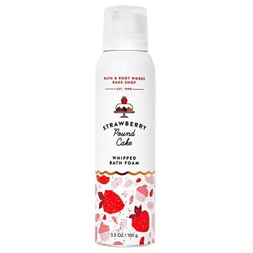 White Barn BBW Strawberry Pound Cake Whipped Bath Foam 3.5OZ
