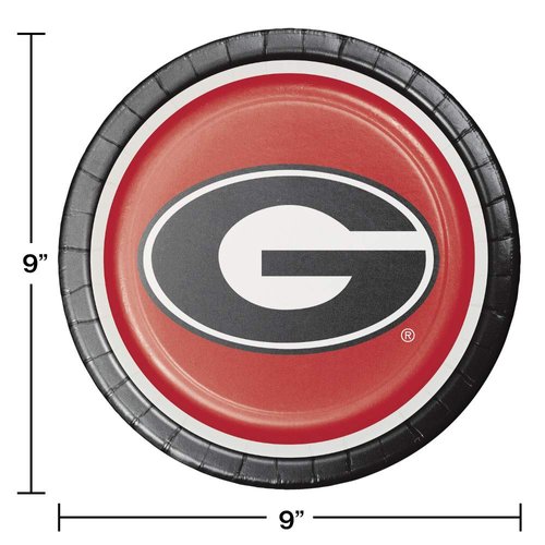 Creative Converting University of Georgia Dinner Plates, 24 ct