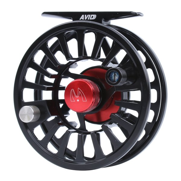 Maxcatch Fly Fishing Reel with CNC-machined Aluminum Body Avid Series Best Value - 1/3, 3/4, 5/6, 7/8, 9/10 Weights(Black, Green, Blue, Silver, Black&Silver)(Matte Black, 5/6 wt)