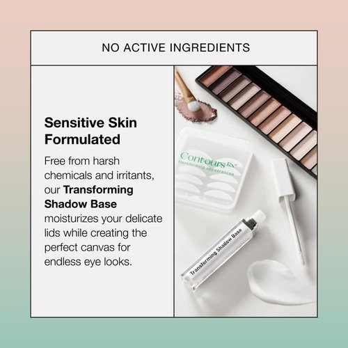 Contours Rx Transforming Shadow Base – Extending Eye Shadow Primer for Lids by Design, Eye Shadow, and Foundation - Liquid Eyelid Primer Covers Discoloration, Redness & Darkness on Eyelids (5 ml)