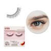 KISS Looks So Natural False Eyelashes, 'Shy', 14 mm, Includes 1 Pair Of Lash, Contact Lens Friendly, Easy to Apply, Reusable Strip Lashes