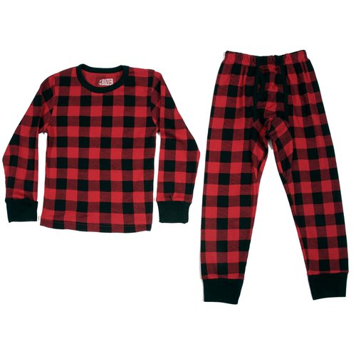 At The Buzzer Thermal Underwear Set for Boys 95366-RED-7