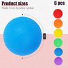 Shindel 6PCS Playground Ball with Air Pump, 5inch Inflatable Dodge Ball Colorful Handball Rubber Kickball No Sting Balls for Kids Ball Games Gym Camps Yoga Exercises Indoor Outdoor