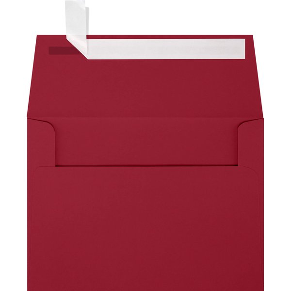 LUXPaper A6 Invitation Envelopes | Peel & Press | 4 3/4" x 6 1/2" | Garnet Red | 80lb. Text | 50 Qty