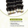 Tape in Hair Extensions Human Hair,Natural Black Hair Extensions Real Human Hair Tape ins Extensions for Black Women, 20 Pieces 50G 18Inch Double Sided Tape in Hair Extensions for Short Hair