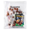 Yopyame 28 Pack Valentine's Day Sports Gift Cards with Erasers for Kids Funny Valentines Greeting Cards Mini Football Soccer Basketball Pencil Eraser School Classroom Prizes Exchange Gift Party Favors