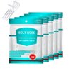 Holy Rose Dental Floss Picks 500 Count，Floss Sticks,Refill Bagged Flosser Toothpicks,High Elasticity,Unflavored,Re-Seal The Flossing Bag Suitable for Daily Cleaning of Teeth.