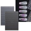 JMEOWIO 12 Sheets Moon Star Nail Art Stickers Decals Self-Adhesive Pegatinas Uñas Gold Silver Nail Supplies Nail Art Design Decoration Accessories