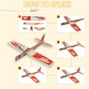 Set of 5 Balsa Wood Airplane Gliders for Kids,Balsa Wood Flying Model Airplane Kits Plane Party Favors,Balsa Flying Toys Airplanes Fun Birthday