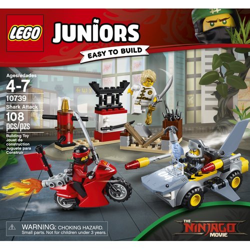 LEGO Juniors Shark Attack 10739 Building Kit (108 Piece)