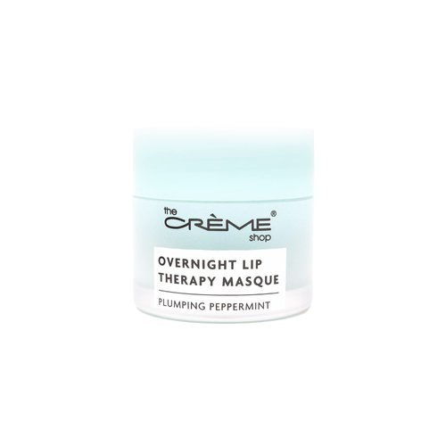 The Crème Shop Overnight Lip Therapy Masque, Collagen Lip Mask, Lip Mask Moisturizing, Korean Lip Mask, Lip Plumping Mask, Lip Sleeping Mask - Plumping Peppermint