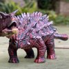 Gemini&Genius Dinosaur Toys Saichania Action Figure Ankylosaurus Dino Model-5.9 Inches Length Birthday Cake Topper, Role Play, Collection for Kid 3-12 Years Old
