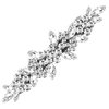 Joez Wonderful Bridal Rhinestone Hair Clips Barrettes, Sparkly Crystal Hair Clips Diamond Barrettes, Bling Fancy Wedding Flower Clip Decorative Hair Accessories for Women Girls (1 Pcs)