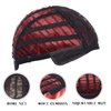 Short Red Bob Wigs With Bangs - Straight Red Bob Wig for Women Red 12inch Synthetic wig Heat Resistant Fiber Hair Natural and Stylish Look Suitable for Cosplay Parties