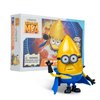 Minions Despicable Me 4 Toys,5.1 Inch Mega Gus Action Figures,6 Interchangeable Expressions and Rotatable Head Minion Model Kits，Gifts for Kids Ages 8 Years & Older