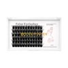 Bodermincer 72pcs Wide Cluster 3D Effect Glue Bonded Mink Super Cluster Eyelash Home Eyelash Extension Eyelashes D Curl Individual Lashes Makeup (14mm)
