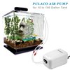 PULACO Dual Outlet Aquarium Air Pump, Quiet Oxygen Pump with Accessories for 10 to 100 Gallon