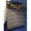 Black Nail Art Designs 50 Slot Nail Tips Display Board (Quantity: 5 Pieces)