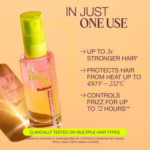 THE ROOTIST BioBrew™ Fermented Leave-in Hair Serum for Damage Repair, Treatment for All Hair Types, 1oz