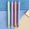 GINCEVHY 4 PCS Morandi Color Retractable Paper Cutter Pen, Craft Art Ceramic Blade, Safety Hobby Knife with Precision Blade for School and Home