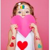 Valentines Heart Tattoos(100PCS),Konsait Valentine’s Day Temporary Tattoos Red Heart Tattoos for Kids Girls Boys Valentine’s Day Party Favor Supplies Kids School Gifts Goody Bag Filler Teachers Prizes