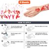 Generic Crawfish Temporary Tattoos Birthday Party Supplies Favors Decorations Super Cute 96 PCS Fake Tattoos Stickers for Boys Girls School Classroom Rewards Gifts Ideal