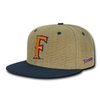 University of Cal State Fullerton Titans Structured Flat Bill Jute Baseball Ball Cap Hat