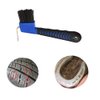 WHZAZGW Stainless Steel Horse Brush,Reversible Stainless Steel Curry Comb,Includes Horse Hoof Pick Brush with Soft Touch Grip