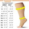 Mojo Compression Socks Knee Hi Open Toe 3XL Beige: Plus Size 20-30mmHg for Lymphatic & Circulatory Issues - Designed for Varicose Veins, Swelling, & Venous Insufficiency – A211BE6-1 Pair