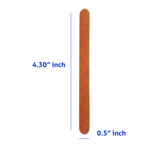 PrettyClaw | 100pc Mini Manicure Nail File 100/100 Grit Double Sided Garnet Emery Board For Nails Manicure Nail File 4.3 inches