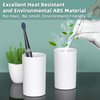 Toothbrush Holder Wall Mounted, Automatic Toothpaste Dispenser Squeezer Kit -Magnetic Toothbrush Holder for Bathroom and Vanity, 4 Brush Slots 2 Cups 1 Cosmetic Drawer