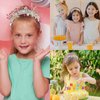 Canitor Princess Headband for Women Girls - Crown Tiara Happy Birthday Party Decorations Dress Up Gifts 4-6