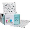 ForPro Professional Collection FUN Meow Magic 5Foil Sheets, Aluminum Foil, Pop-Up Foil Dispenser, Hair Foils for Color Application and Highlighting Services, Food Safe, 5" W x 10.75" L, 500-Count