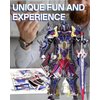 Piececool 3D Metal Puzzles Mecha Model Kits-The Titan Figure Model Building Blocks Kits for Adults, DIY Brain Teaser 3D Puzzle for Men Teen Students Hobbies Fidget Toys Gifts -157 Pcs
