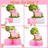 6 Pcs Farm Animals Party Decorations Honeycomb Centerpieces Farm Themed Cake Balls Table Toppers Barn Party Supplies Birthday Party Supplies for Farm Animals 3D Table Decoration Baby Shower