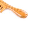 Hair Comb for Curly Hair - Breezelike Wide Tooth Wooden Detangling Comb - 8" Big Size No Static Natural Sandalwood Comb for Women and Men