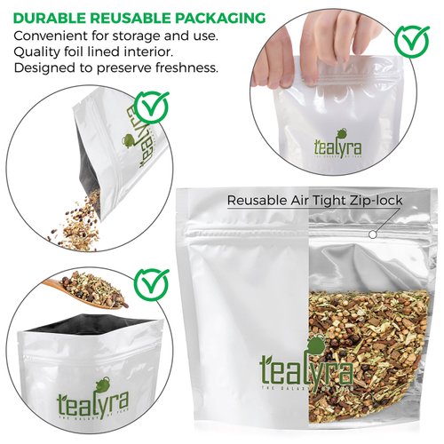 Tealyra - Blood Cleanser Tea - Wellness Detox - Health Tonic - Dandelion - Ginger - Loose Leaf Herbal Tea - Natural Cleanse - Diuretic Tea - Caffeine-Free - 224g (8-ounce)