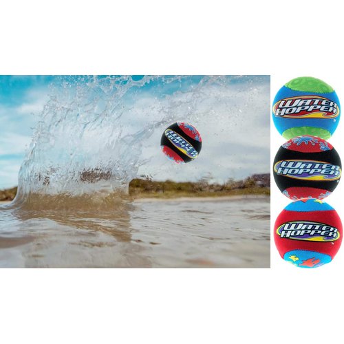 JA-RU Water Hopper Ball Toy Pack (2 Pack Assorted) Bouncing Water Skip Ball. Water Balls for Pool and for Beach Game. Squishy Skipper Water Bouncy Balls for Kids and Adults. 880-2p