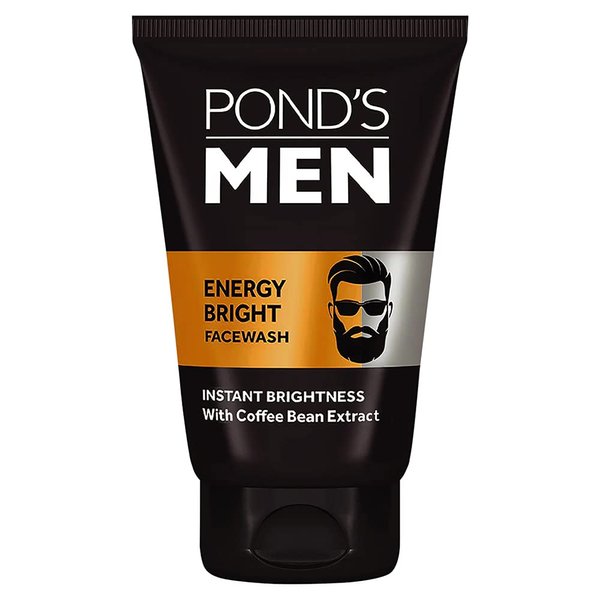 POND'S Men's Energy Bright Face Wash Coffee Beans Bright Skin, 50g