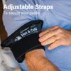 Ice Pack for Hot & Cold Therapy Gel Pack - Hot & Cold Relief, Reusable, Freezable & Microwaveable, Pain & Muscle Soreness, Arm, Leg, Knee, Shoulder, Back Pain Relief, Compression Pack & Strap