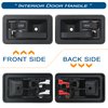 APPERFiT Interior Door Handle (Pair) Compatible with Jeep Wrangler YJ TJ 1991-2006 Replaces 55176477AB 55176476AB 79540 79541