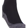 FALKE Men's TK2 Explore Cool Short Hiking Socks, Quarter, Medium Padding, Breathable Quick Dry, Cooling, Lyocell, Black (Black-Mix 3010), 6.5-8.5, 1 Pair