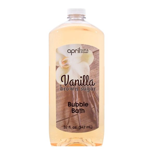 April Bath & Shower Vanilla Brown Sugar Bubble Bath 32 fl oz (Packaging may vary)