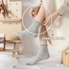 DarkCom women socks ruffled design, cute ankle socks super soft breathable cool frilly socks for mary jane shoes frilly socks 6 pairs basic