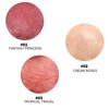 POPCODE Baked Blush Marbleized Powder Blush for Cheeks, Creamy Lightweight Natural Finish, Infused with Vitamin E, Vegan & Cruelty Free, Talc Free - #002 CREAM ROSES